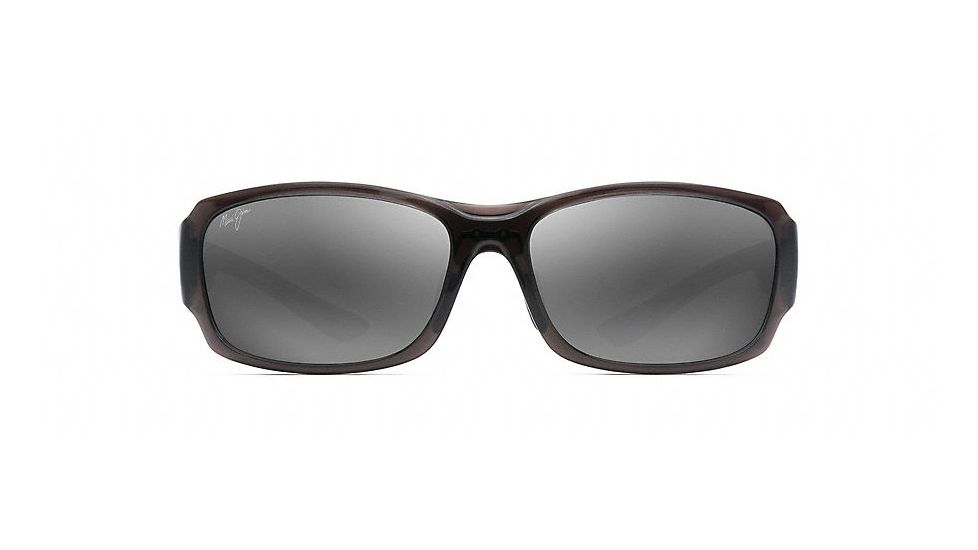 Maui Jim Monkeypod Polarized Wrap  Sunglasses,Grey Fade,Neutral Grey Lens 441-11A