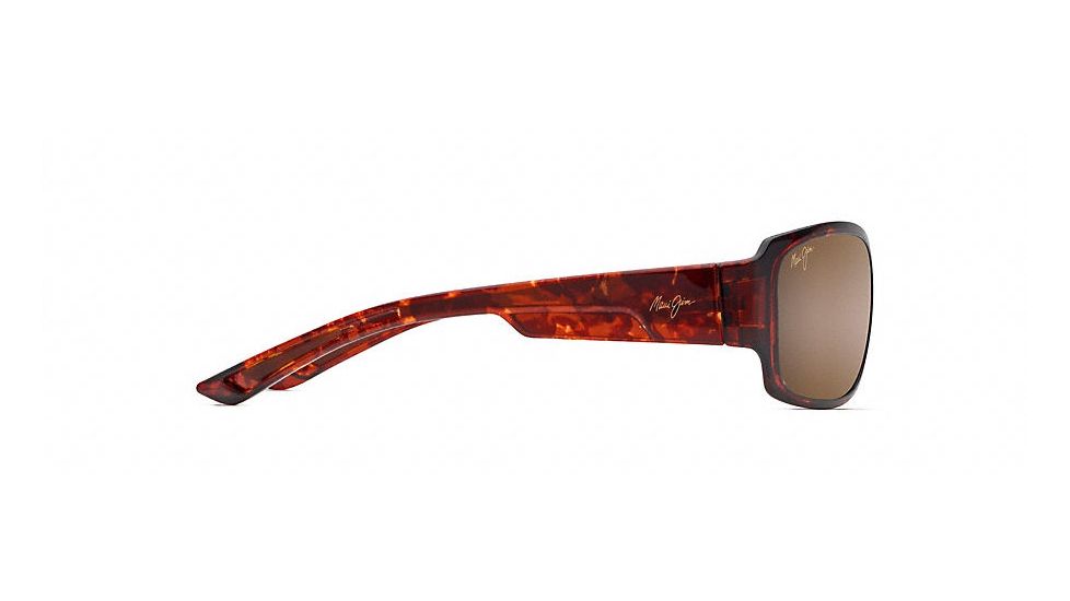 Maui Jim Monkeypod Polarized Wrap  Sunglasses,Tortoise,HCL Bronze Lens H441-10