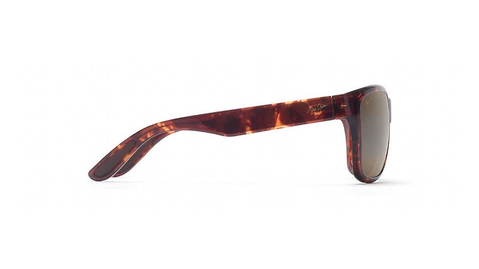 Maui Jim Road Trip Polarized Rectangular  Sunglasses,Tortoise,HCL Bronze Lens H435-10