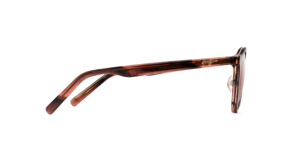 Maui Jim Sunny Days Polarized Round Sunglasses, Espresso Smoke Frame, Maui Rose Lens, Espresso Smoke R529-19C