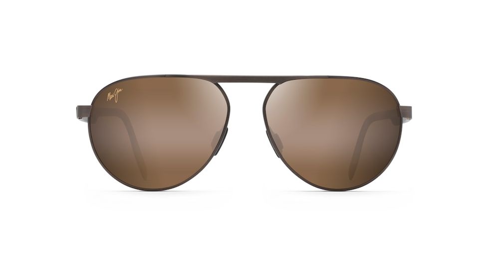 Maui Jim Swinging Bridges Unisex Sunglasses,Brushed Chocolate Frame,Polarized,HCL Bronze Lens, H787-01C