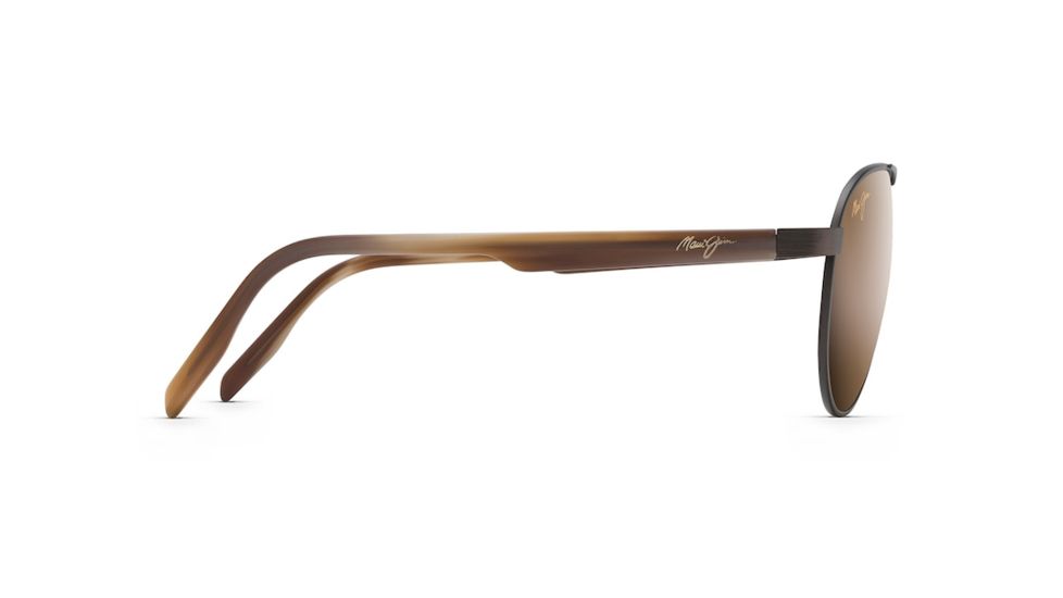 Maui Jim Swinging Bridges Unisex Sunglasses,Brushed Chocolate Frame,Polarized,HCL Bronze Lens, H787-01C