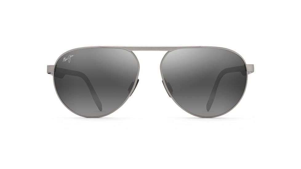 Maui Jim Swinging Bridges Unisex Sunglasses,Brushed Grey Frame,Polarized,Neutral Grey Lens, 787-14