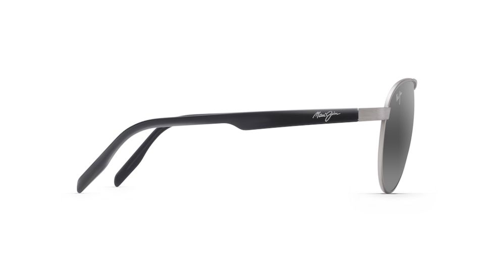Maui Jim Swinging Bridges Unisex Sunglasses,Brushed Grey Frame,Polarized,Neutral Grey Lens, 787-14