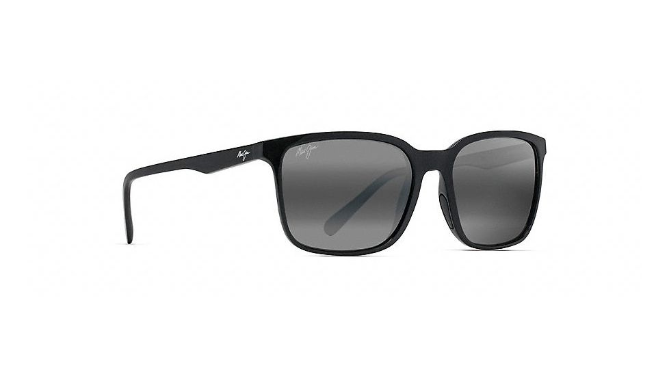 Maui Jim Wild Coast Polarized Classic  Sunglasses,Midnight Black,Neutral Grey Lens 756-02H