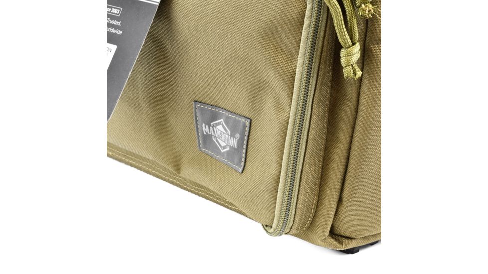 Maxpedition Compact Range Bag w/ Removable Shoulder Strap &amp; Ammo Tote, Khaki 0621K