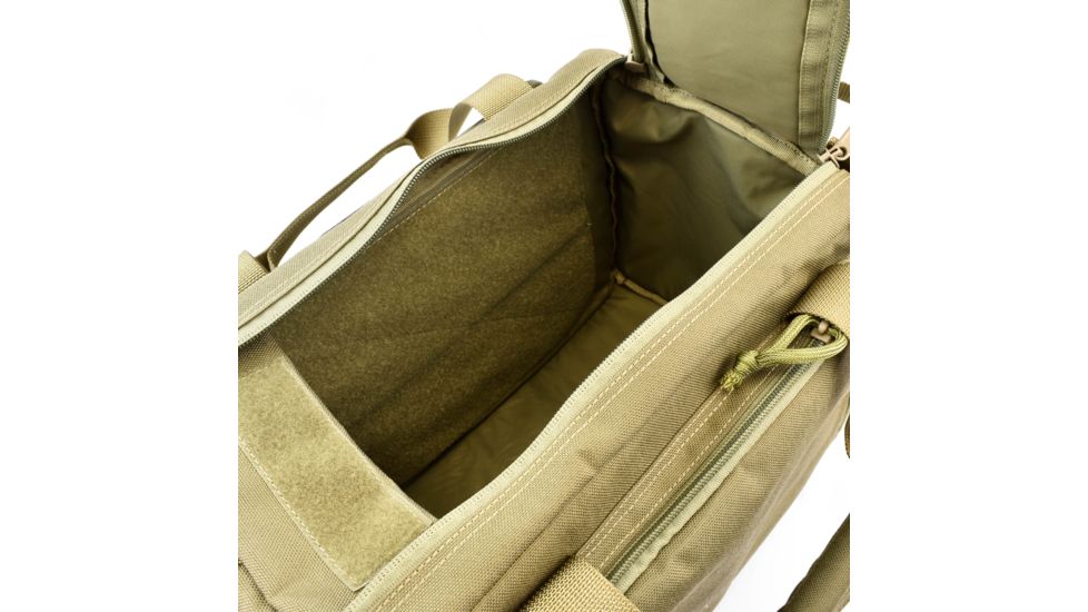 Maxpedition Compact Range Bag w/ Removable Shoulder Strap &amp; Ammo Tote, Khaki 0621K