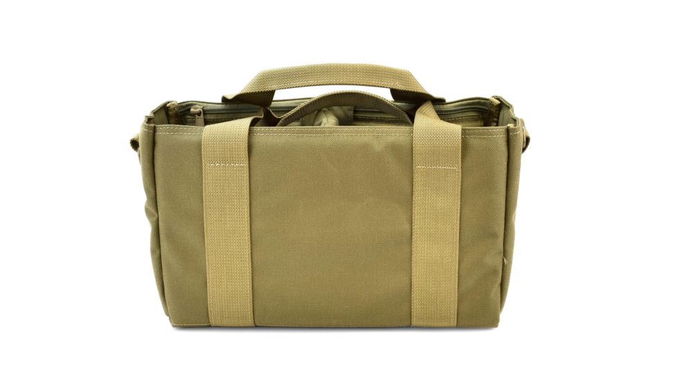 Maxpedition Compact Range Bag w/ Removable Shoulder Strap &amp; Ammo Tote, Khaki 0621K