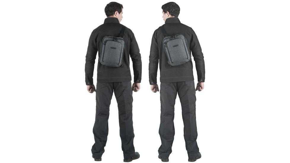 Maxpedition Entity Tech Sling Bag, Charcoal, Small, 7 Liters, NTTSLTSCH