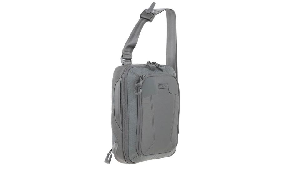 Maxpedition Mini Valence Tech Sling Pack w/11 in. Laptop/Tablet Compartment, 7L, Gray MVLGRY