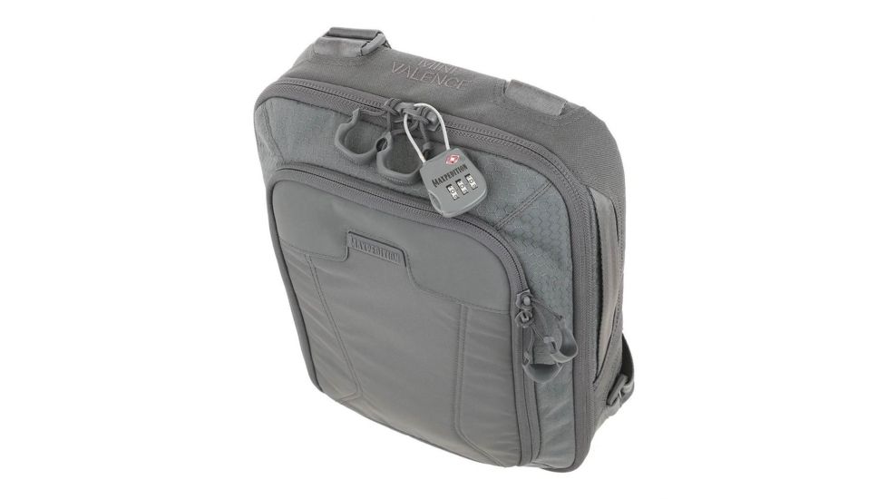 Maxpedition Mini Valence Tech Sling Pack w/11 in. Laptop/Tablet Compartment, 7L, Gray MVLGRY