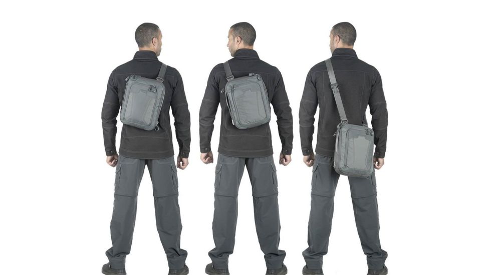 Maxpedition Mini Valence Tech Sling Pack w/11 in. Laptop/Tablet Compartment, 7L, Gray MVLGRY
