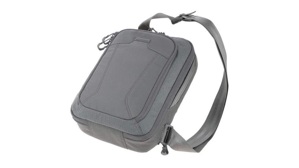 Maxpedition Mini Valence Tech Sling Pack w/11 in. Laptop/Tablet Compartment, 7L, Gray MVLGRY