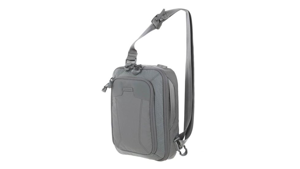 Maxpedition Mini Valence Tech Sling Pack w/11 in. Laptop/Tablet Compartment, 7L, Gray MVLGRY