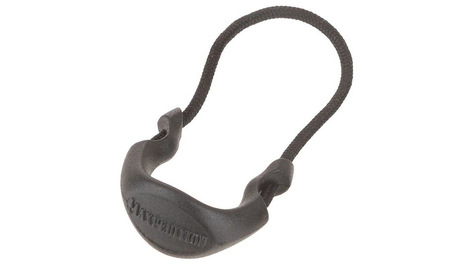 Maxpedition PZL Positive Grip Large Zipper Pull, Black, PZLBLK
