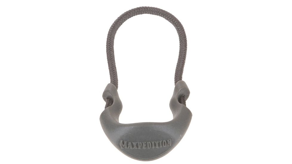 Maxpedition PZL Positive Grip Large Zipper Pull, Gray, PZLGRY