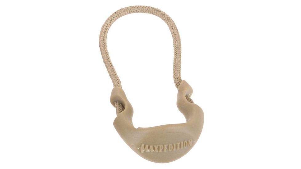 Maxpedition PZL Positive Grip Large Zipper Pull, Tan, PZLTAN