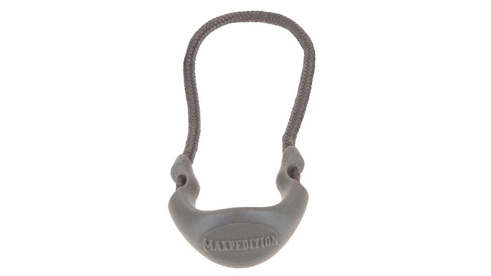 Maxpedition PZS Positive Grip Small Zipper Pull, Gray, PZSGRY