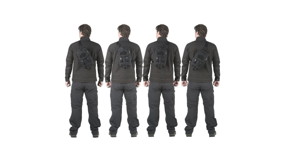 Maxpedition TT12 Convertible Backpack, Black, 5.5in x 7in x 12in, PREPTT12B