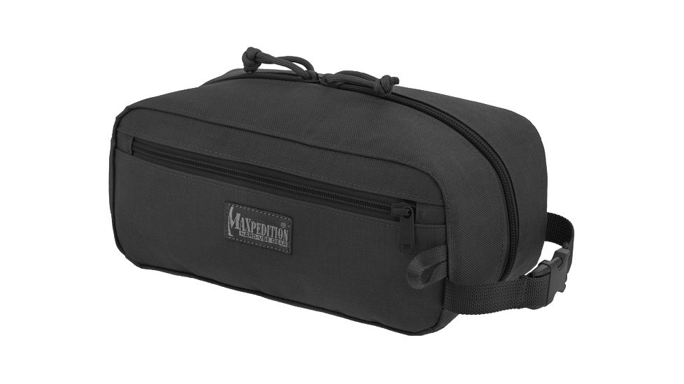 Maxpedition UPSHOT Tactical Shower Bag, Black, Black 1816B