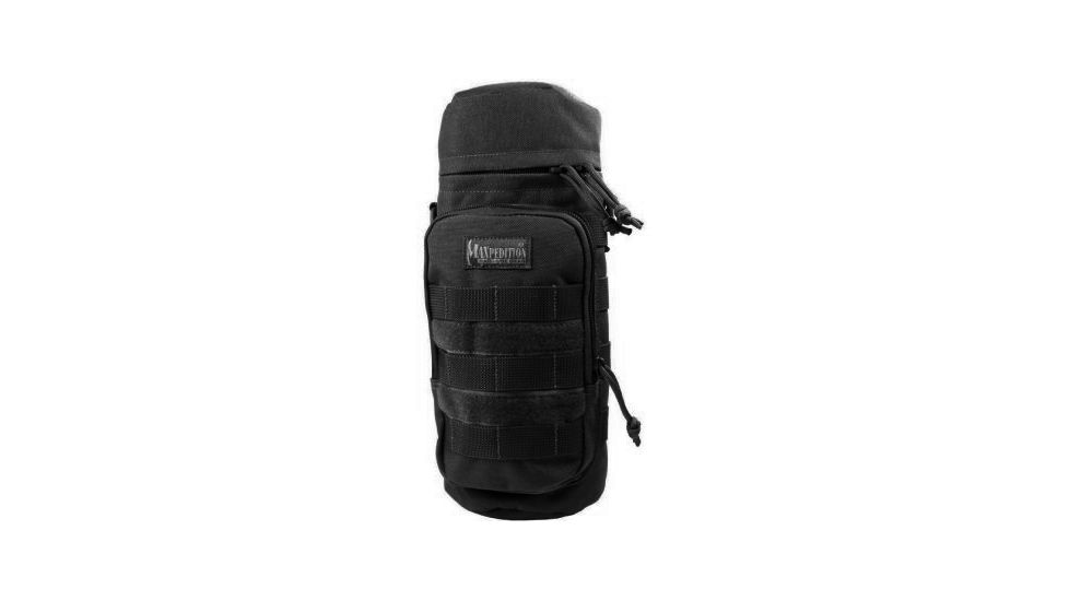 Maxpedition Water Bottle Holder Pouch 12x5 Black 0323b