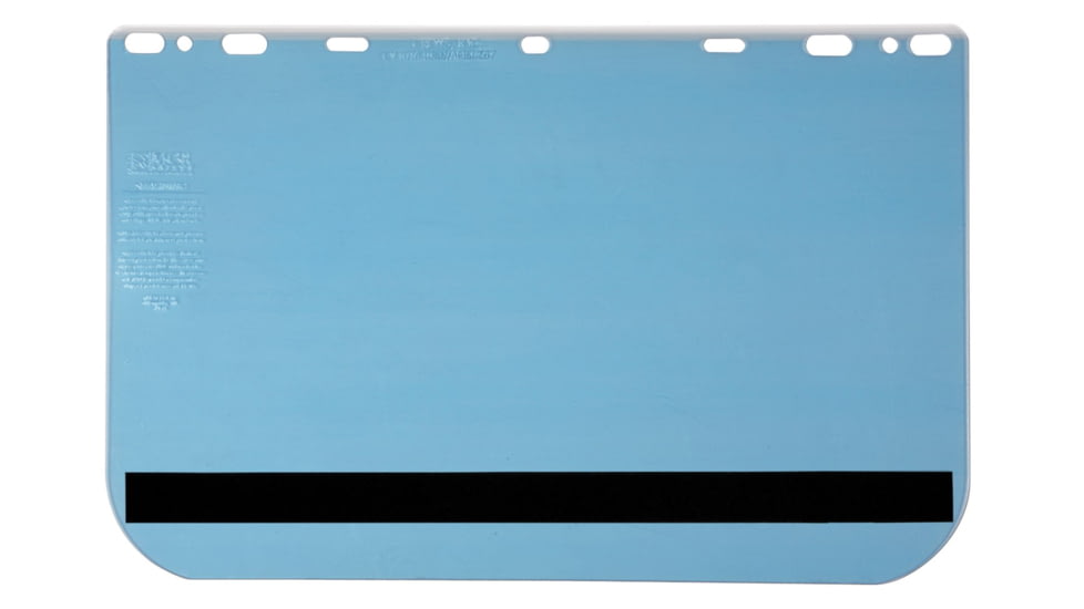 MCR Safety 101640SS Safety Face Shield - Universal, Impact Resistant PETG, .040 Inches Thickness, Clear, One Size, 101640SS