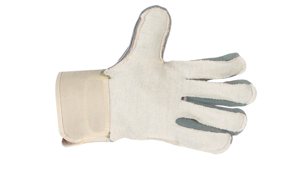 MCR Safety Big Jake Premium A+ Side Leather Palm Work Gloves, Sewn with DuPont Kevlar, 2 3/4in Safety Cuff, Gray, XX - Large, 1700XXL
