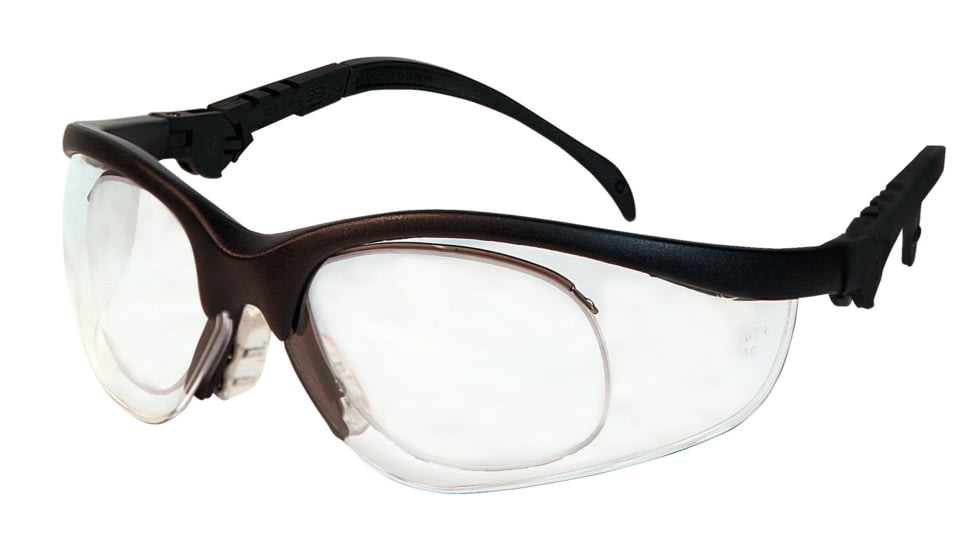 MCR Safety Clear Prescription Inserts, Fits Klondike KD3 Safety Glasses, Polycarbonate Lenses, Clear, One Size, KDRX