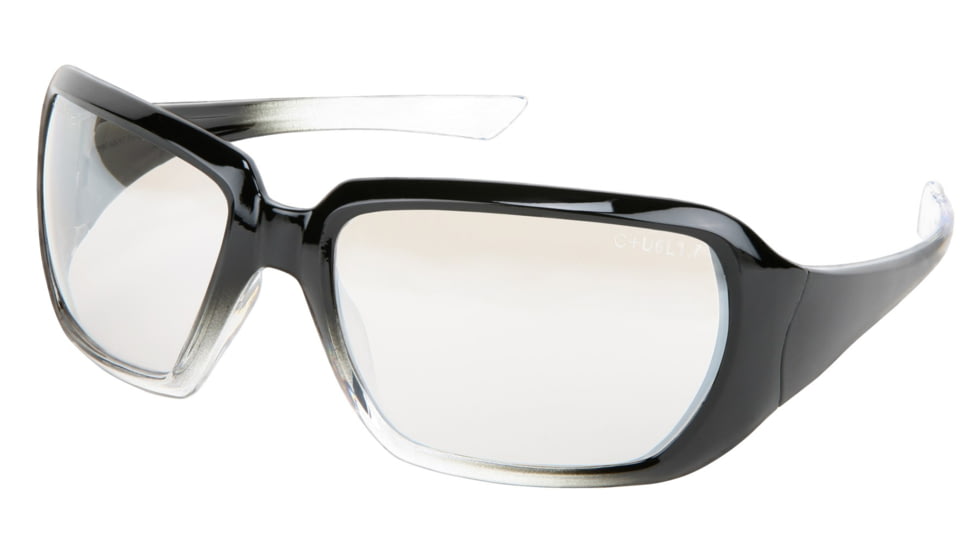 MCR Safety CR2 Series Safety Glasses, Women Inspired Design, I/O Clear Mirror, One Size, CR1219