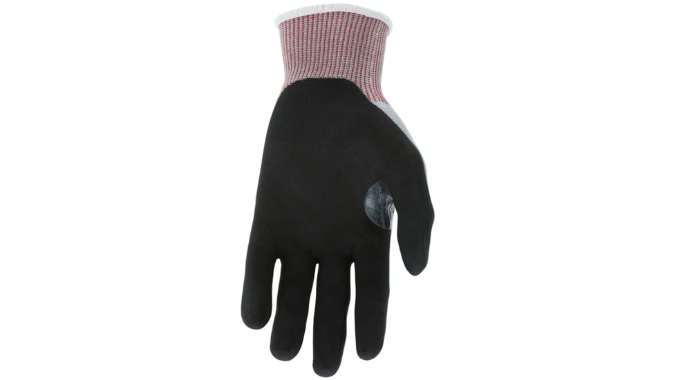 MCR Safety Cut Pro Ninja BNF Cut Resistant Work Gloves, 15 Gauge Dyneema Diamond Technology, NFT Coated Palm and Fingertips, Black/Gray, Medium, N9676DTM