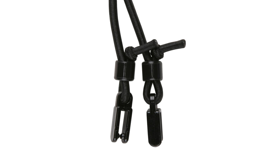 MCR Safety Dielectric Eyeglass Cord / Lanyard Snaps into Demples on Temple Tips, Made to Break-Away / Pull Away, 22 Inch Length, Black, One Size, 213BLACK