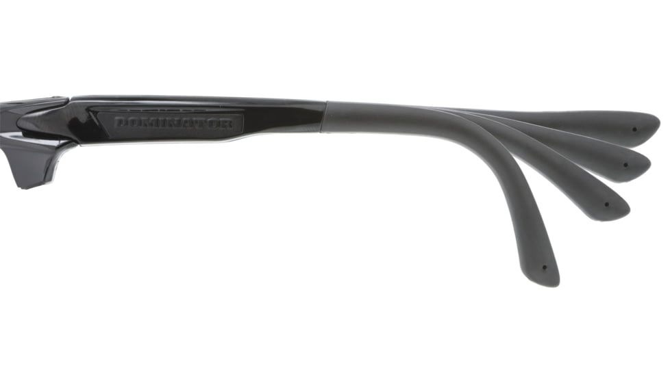 MCR Safety Dominator DM3, Black Frame, Black TPR, Max6 Anti-Fog Lens Coating, Clear, One Size, DM1330PF