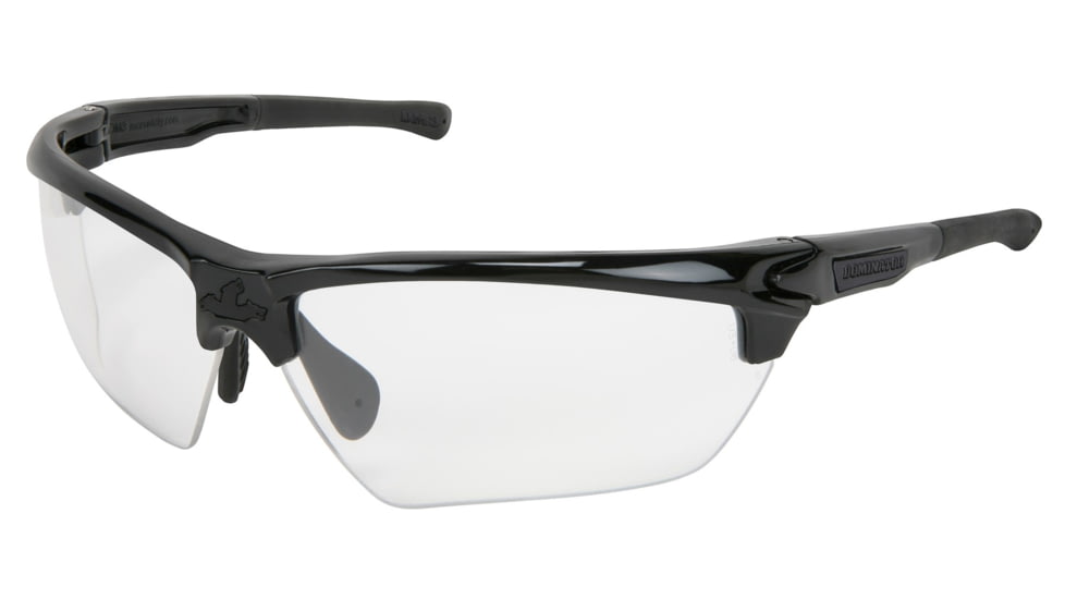 MCR Safety Dominator DM3, Black Frame, Black TPR, Max6 Anti-Fog Lens Coating, Clear, One Size, DM1330PF