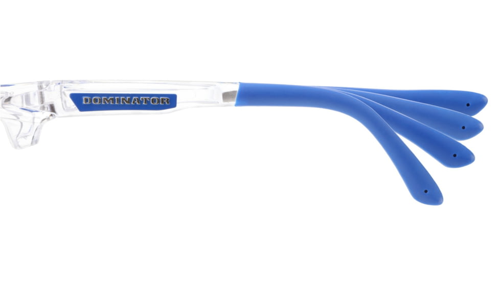 MCR Safety Dominator DM3 Series Safety Glasses, Polarized Lenses, Adjustable Wire Core Temples and Nose Piece, Blue Diamond Mirror, One Size, DM1328BZ