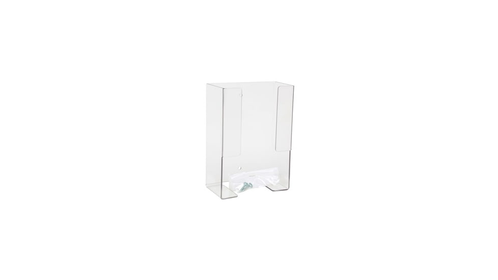 MCR Safety Dual Purpose PETG Wall Dispenser Box, Clear, 100GT