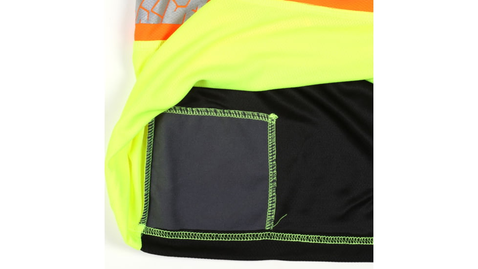 MCR Safety FFLTC3SLXL Hi Vis Safety Work T-Shirts, Soft Poly Birdseye Mesh, Long Sleeve and Tagless Design, ANSI 107 Type R Class 3, Lime, XL, FFLTC3SLXL