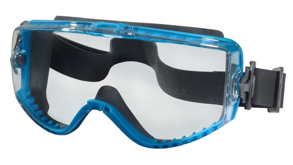 MCR Safety HB1320PF Hydroblast HB3 Safety Goggles, MAX6 Anti-Fog Lens Coating, Adjustable Rubber Head Band, Clear, One Size, HB1320PF
