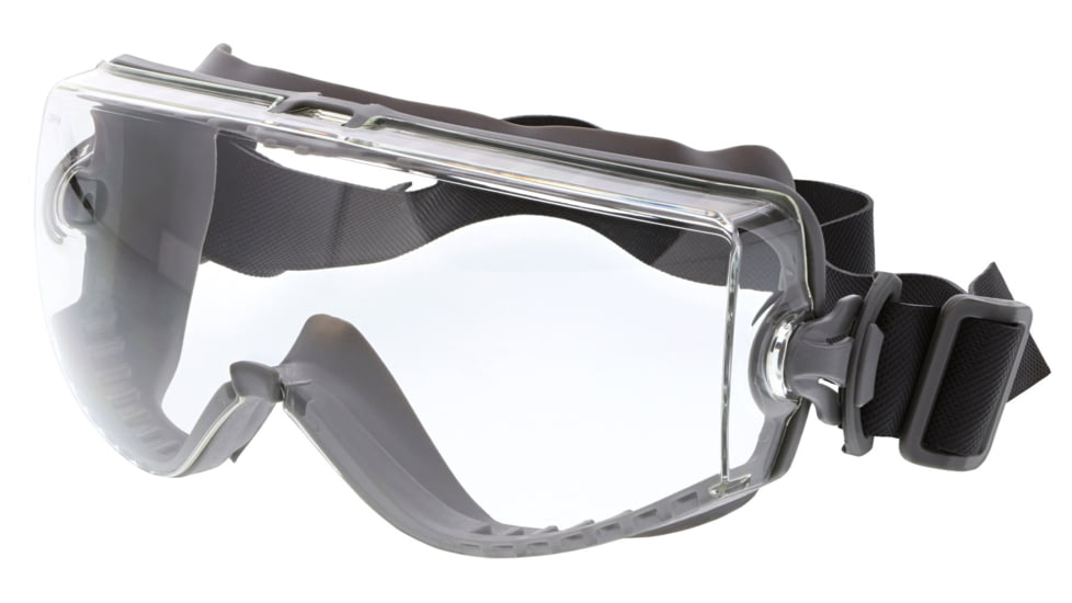 MCR Safety HB3120PF Hydroblast HB3 Safety Goggles, MAX6 Anti-Fog Lens Coating, Adjustable Rubber Head Band, Clear, One Size, HB3120PF