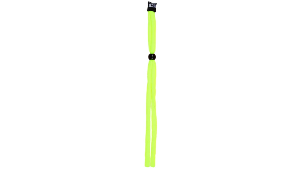 MCR Safety Hi-Visibility Eyeglass Cord / Lanyard Foam Insert Tips Slip Over Eyewear Temples, Yellow, One Size, 220HY