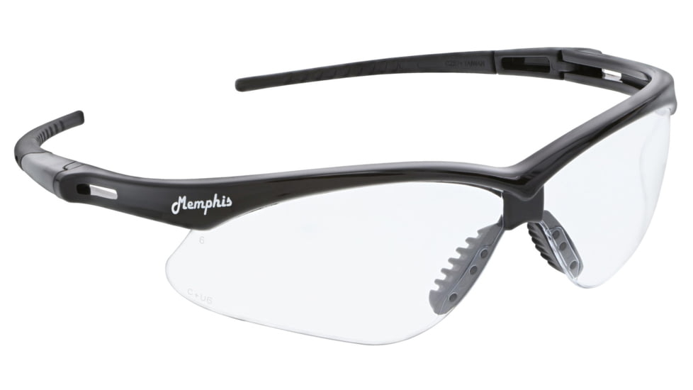 MCR Safety Memphis Series Safety Glasses, MAX6 Anti-Fog Coating, Wrap Around Lens Design, Clear, One Size, MP110DC