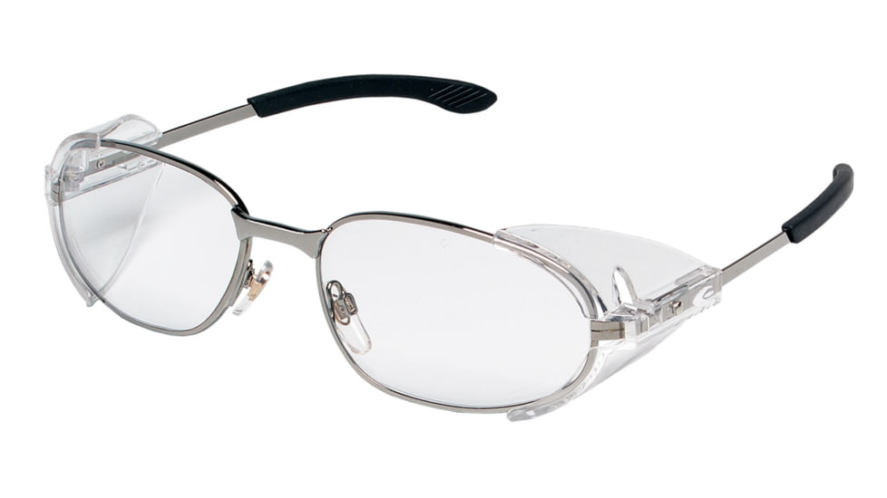 MCR Safety R2120 PN1 Series Safety Glasses with Clear Anti-Fog Lens, Closed Cell Foam Lining, Clear, One Size, R2120