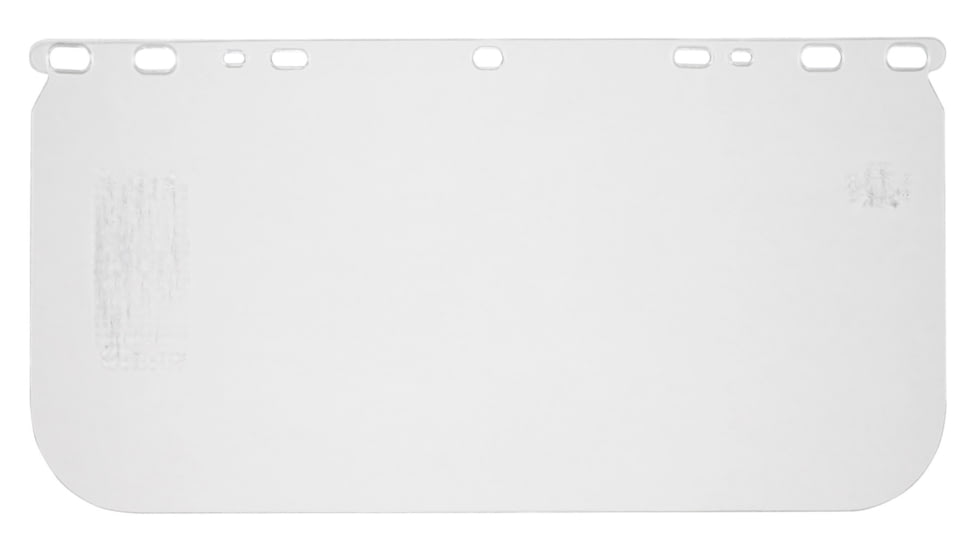 MCR Safety Safety Face Shield Single Matrix Replacement Window, Impact Resistant Acetate Material, .044 Inches Thickness, Clear, One Size, 485400
