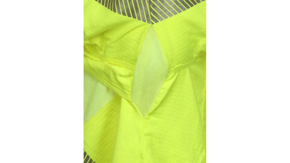 MCR Safety Summit Breeze Class 3 Flame Resistant Shirt, 5.5oz Inherent Blend, Long Sleeve with Vented Underarms and Back, CAT 2, Fluorescent Lime, S, SBS1027S