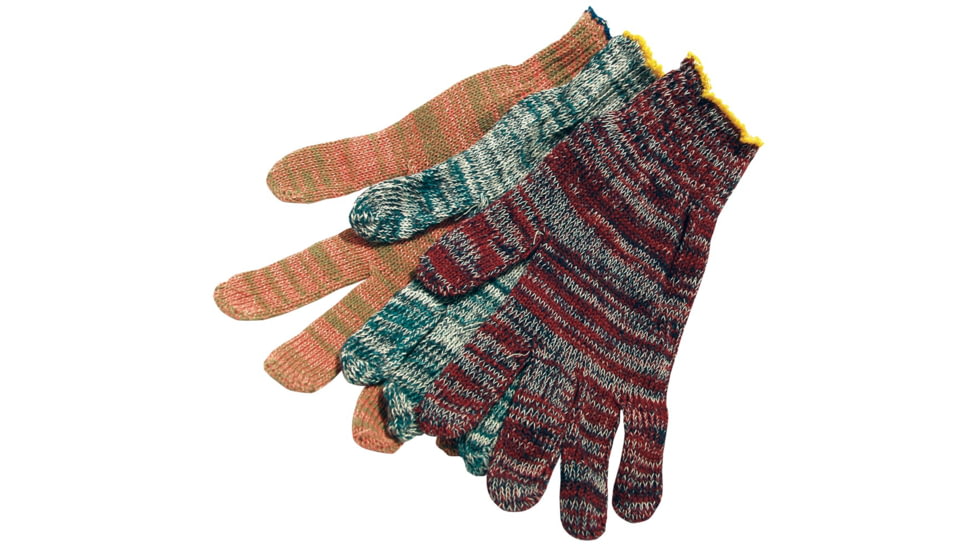 MCR Safety String Knit Work Gloves, 7 Gauge Regular Weight, Multi-Color, Small, 9642SM