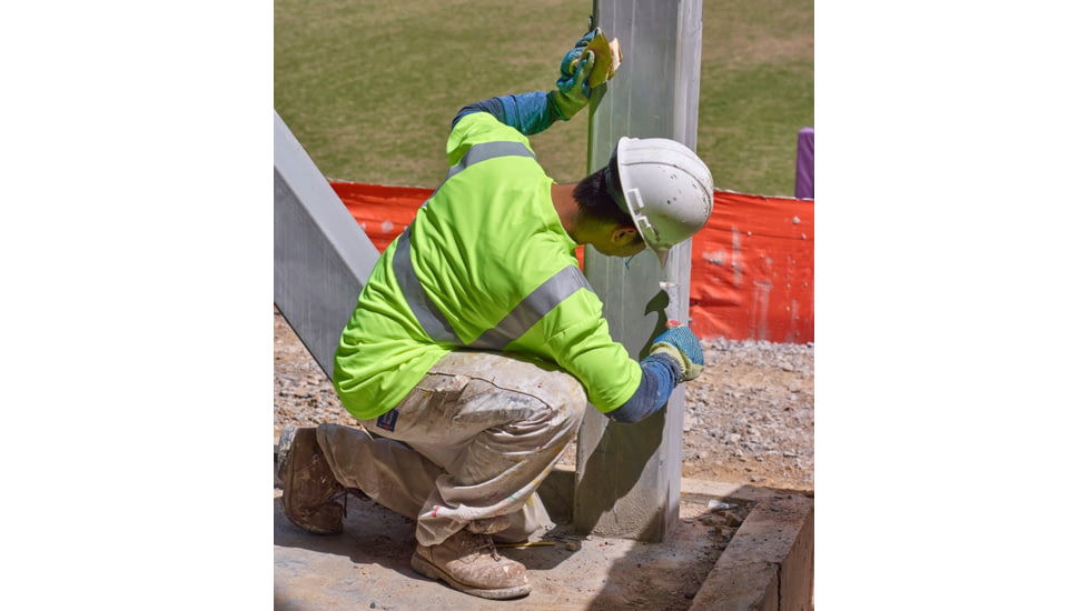 MCR Safety STSCL2MLM Hi Vis Safety Work T-Shirts, Soft Poly Birdseye Mesh, Short Sleeve and Tagless Design, ANSI 107 Type R Class 2, Fluorescent Lime, M, STSCL2MLM