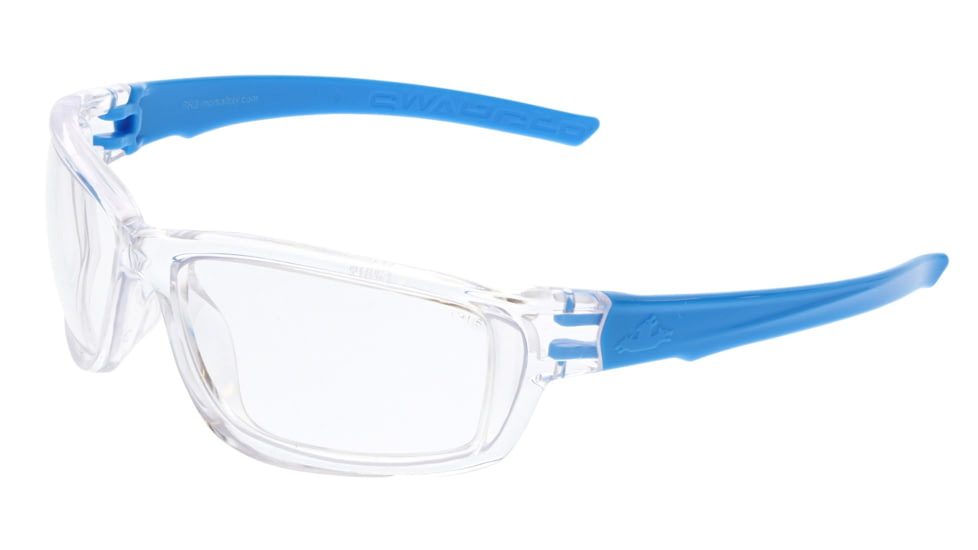 MCR Safety Swagger SR3 Safety Glasses, UV-AF Anti-Fog Lenses, Clear, One Size, SR310AF