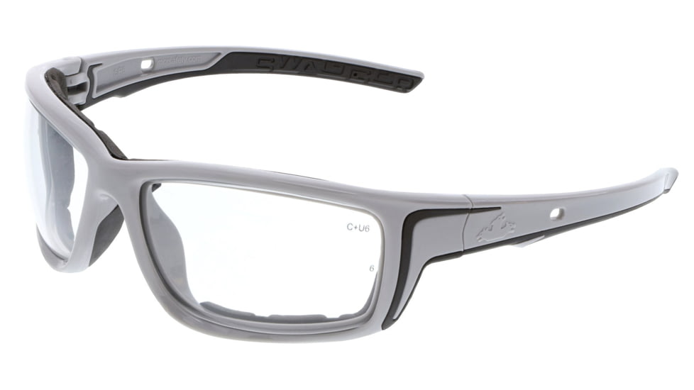 MCR Safety Swagger SR5 Foam Lined Safety Glasses, MAX6 Anti-Fog Lenses, Clear, One Size, SR520PF