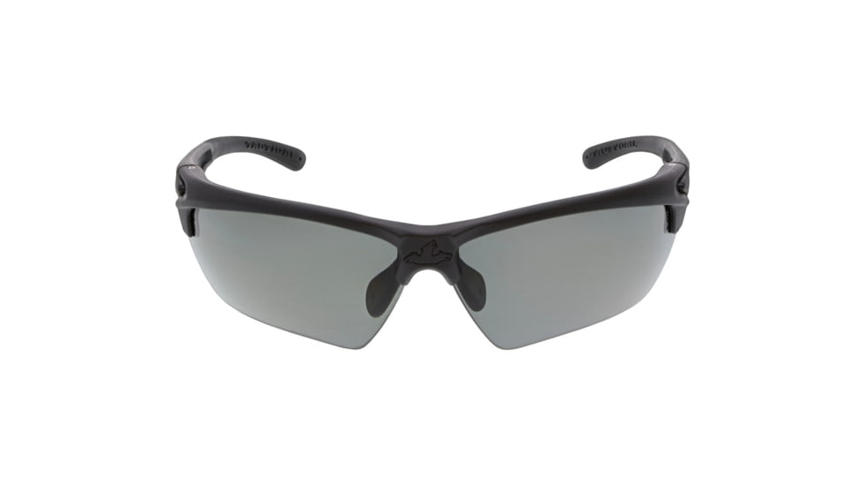 MCR Safety Tier1 T123 Tactical Gear Safety Glasses, Matte Black Frame, Gray MAX6 Superior Anti-Fog Lens, One Size, T12312P