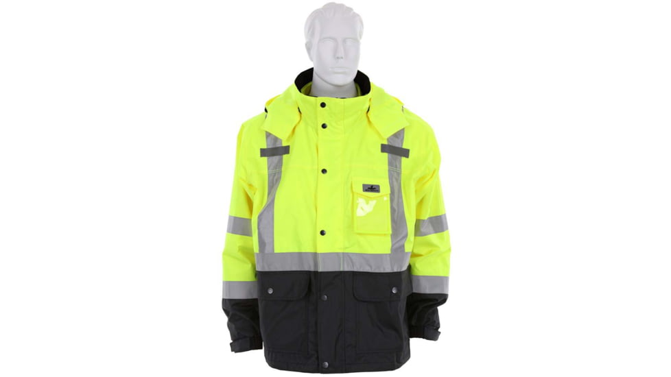 MCR Safety Vortex, 3-in-1 Jacket, Lime, Class 3 - VT238JHXL