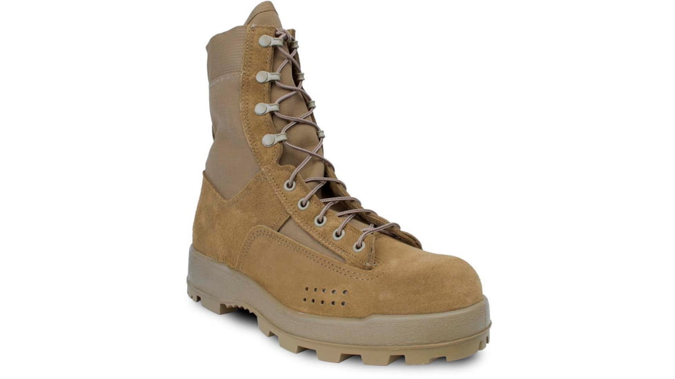 McRae Footwear BII Army Hot Weather Jungle Boot w/ Vibram Panama Outsole, Coyote, 6.5, Wide, 8701-6.5W